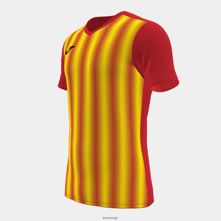 nei Joma skjorte kortermet inter ii rød gul FBD0T03179 menn
