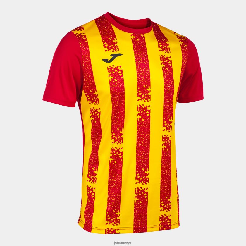 nei Joma skjorte kortermet inter iii rød gul FBD0T01129 menn