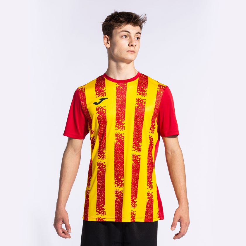 nei Joma skjorte kortermet inter iii rød gul FBD0T01129 menn