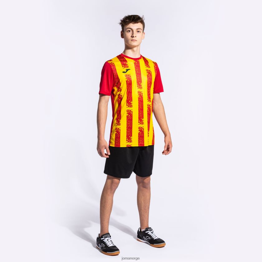 nei Joma skjorte kortermet inter iii rød gul FBD0T01129 menn
