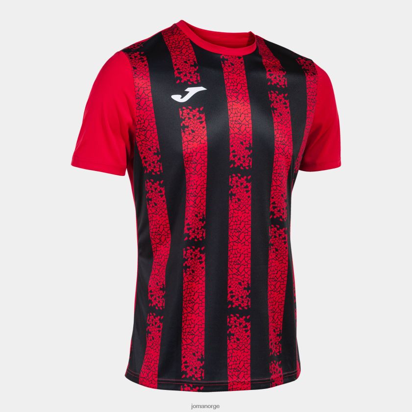 nei Joma skjorte kortermet inter iii rød svart FBD0T01096 menn