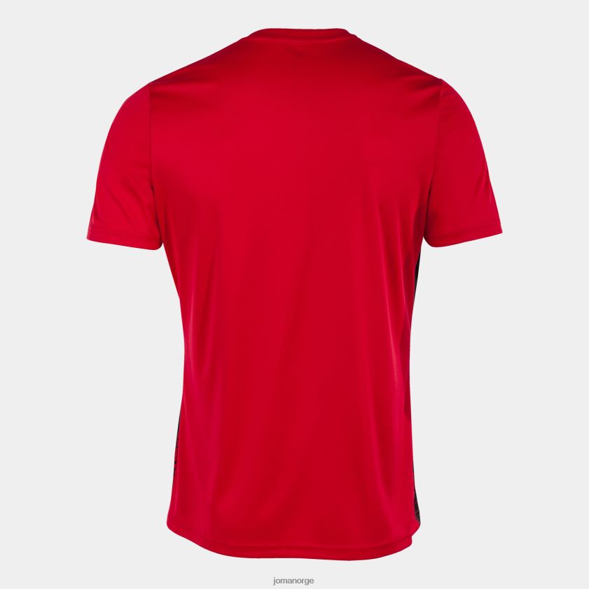 nei Joma skjorte kortermet inter iii rød svart FBD0T01096 menn