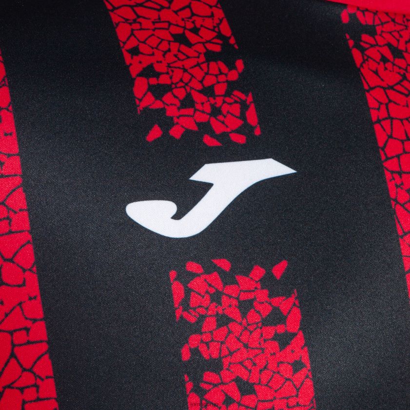 nei Joma skjorte kortermet inter iii rød svart FBD0T01096 menn