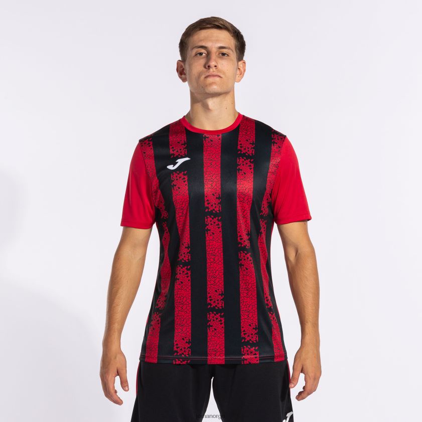 nei Joma skjorte kortermet inter iii rød svart FBD0T01096 menn