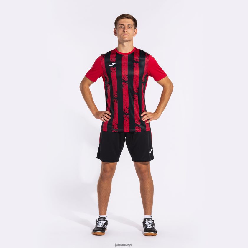 nei Joma skjorte kortermet inter iii rød svart FBD0T01096 menn