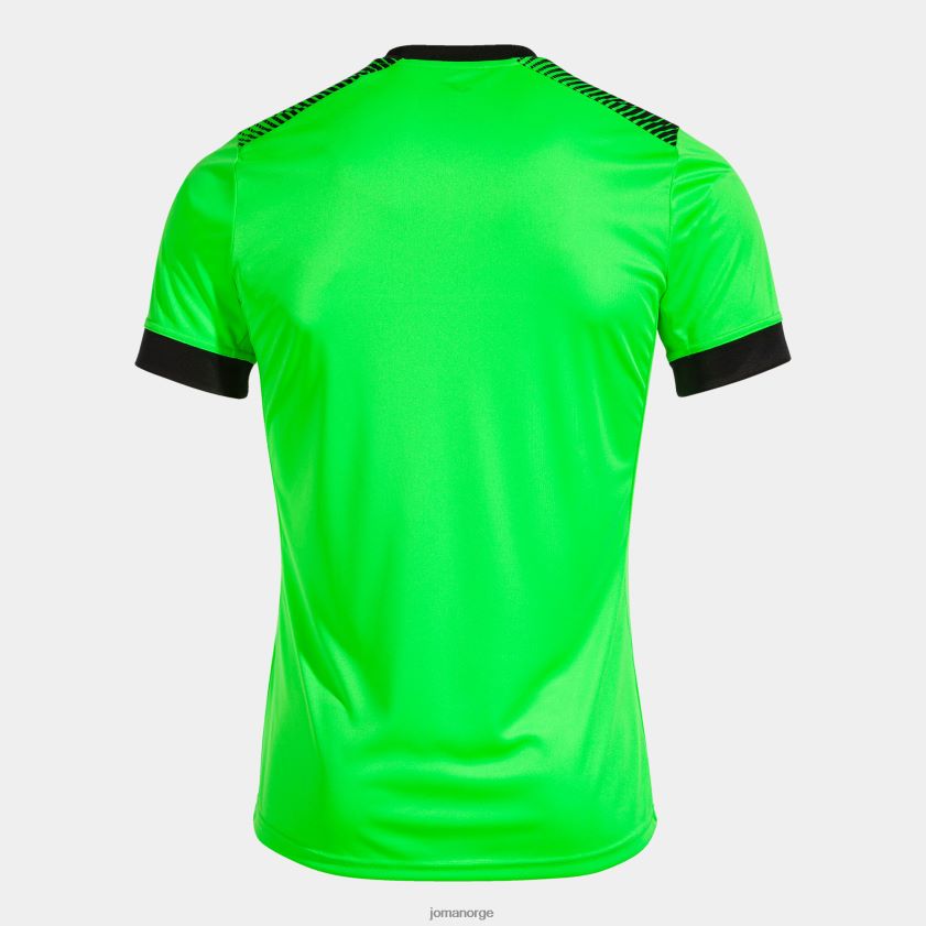 nei Joma skjorte kortermet øko supernova fluorescerende grønn svart FBD0T0911 menn