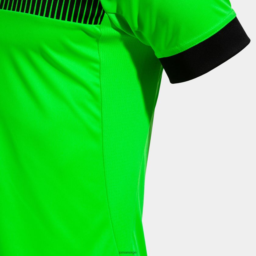 nei Joma skjorte kortermet øko supernova fluorescerende grønn svart FBD0T0911 menn