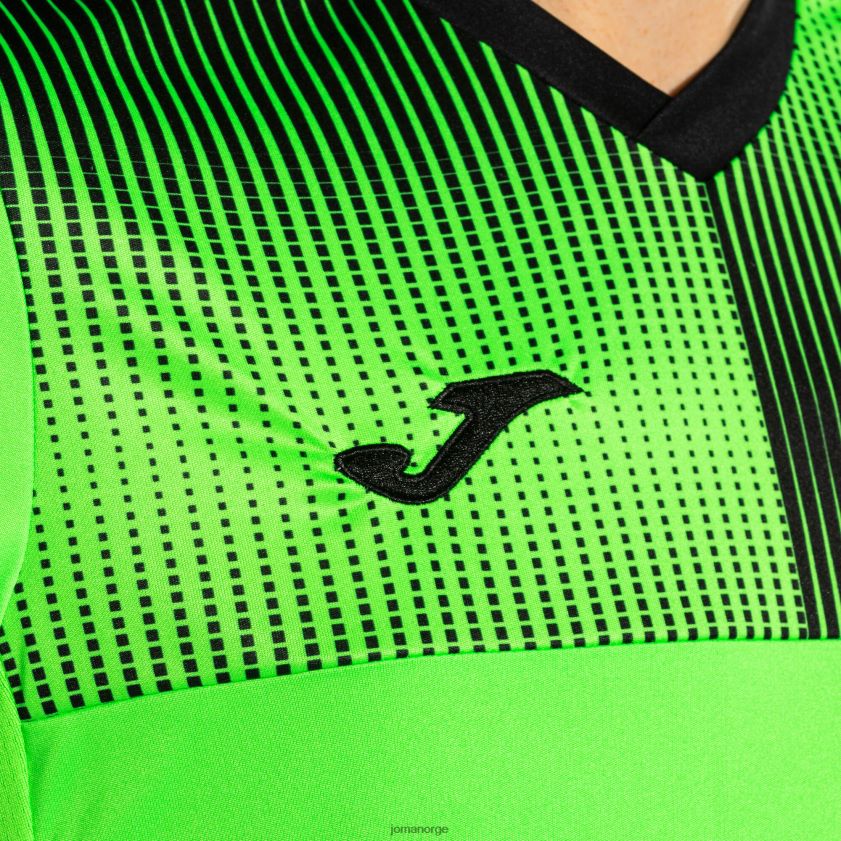 nei Joma skjorte kortermet øko supernova fluorescerende grønn svart FBD0T0911 menn