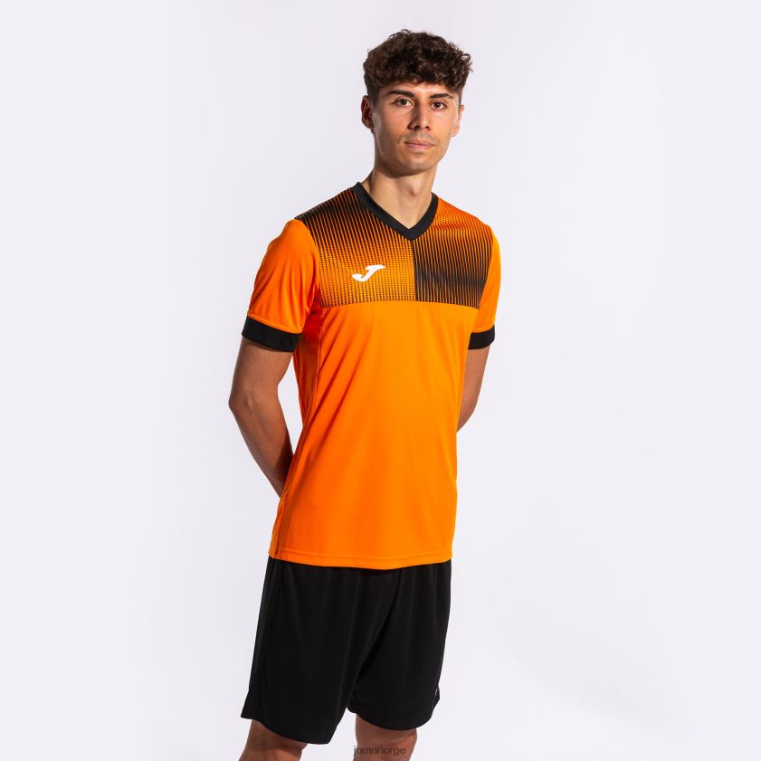 nei Joma skjorte kortermet øko supernova oransje svart FBD0T0181 menn