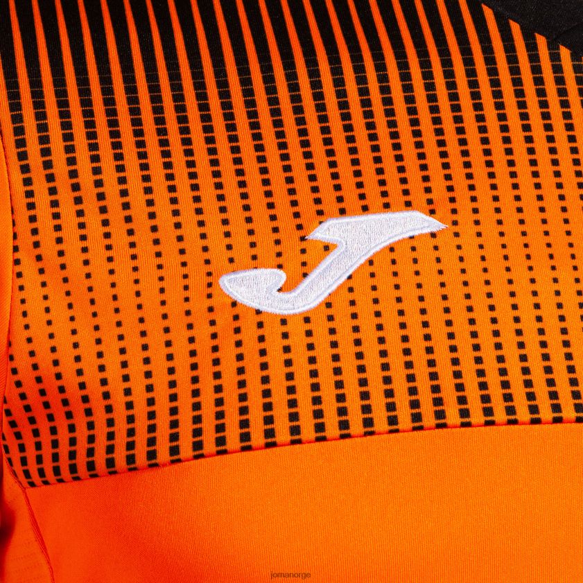 nei Joma skjorte kortermet øko supernova oransje svart FBD0T0181 menn