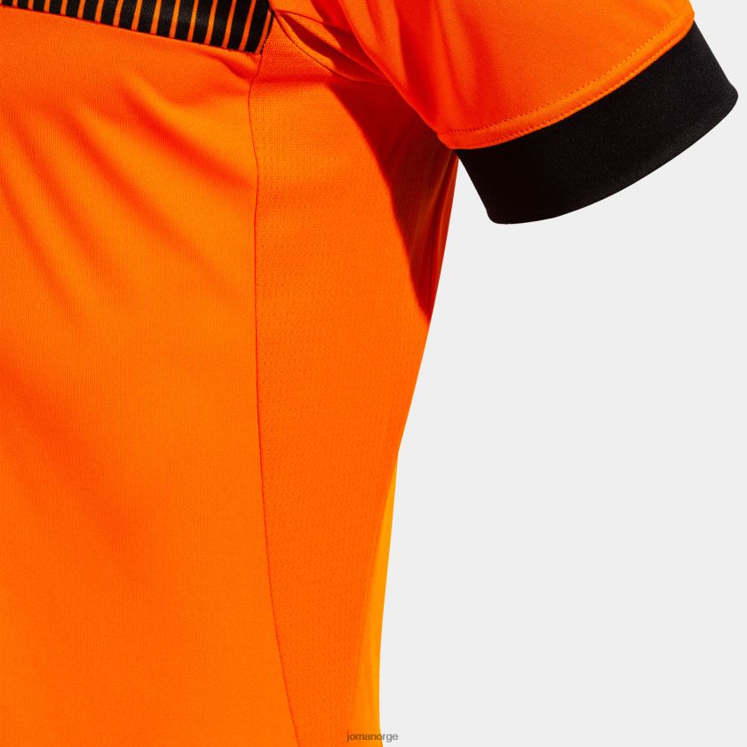 nei Joma skjorte kortermet øko supernova oransje svart FBD0T0181 menn