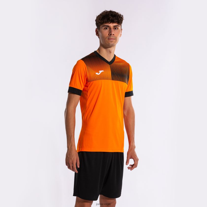 nei Joma skjorte kortermet øko supernova oransje svart FBD0T0181 menn