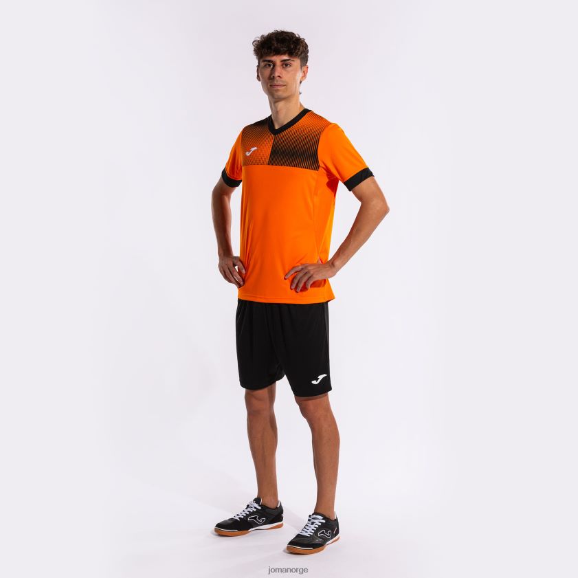 nei Joma skjorte kortermet øko supernova oransje svart FBD0T0181 menn