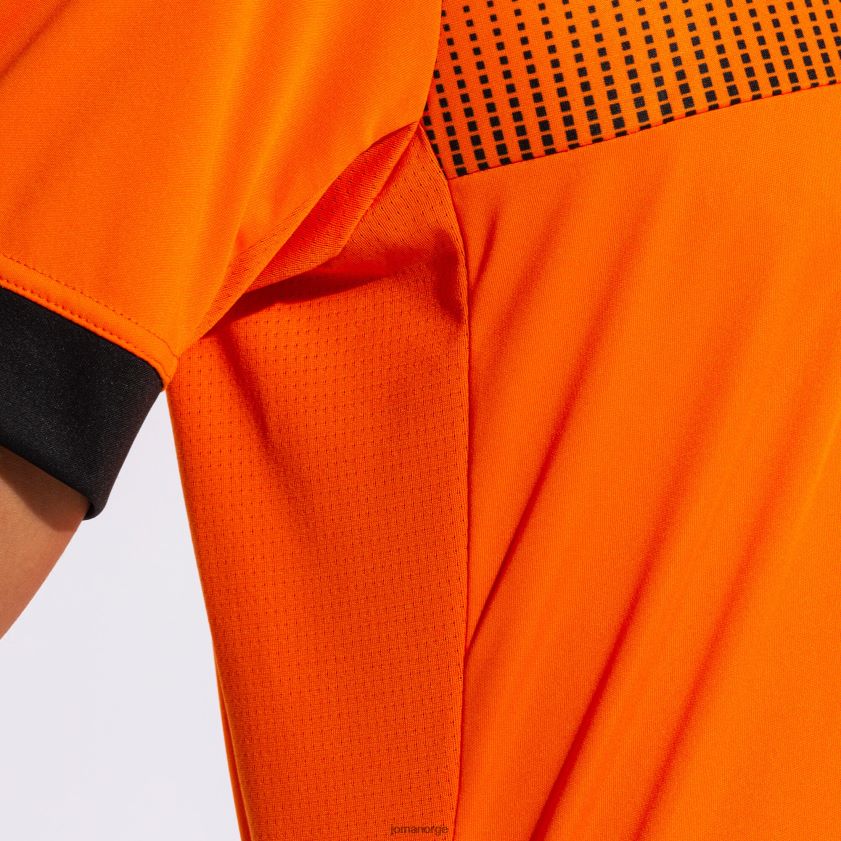 nei Joma skjorte kortermet øko supernova oransje svart FBD0T0181 menn