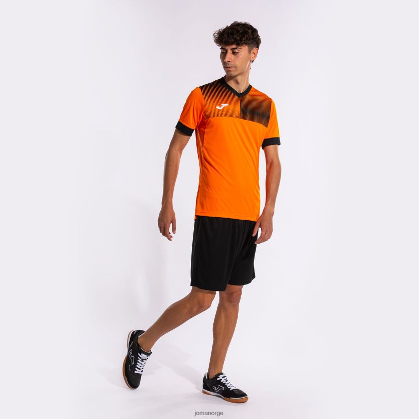 nei Joma skjorte kortermet øko supernova oransje svart FBD0T0181 menn
