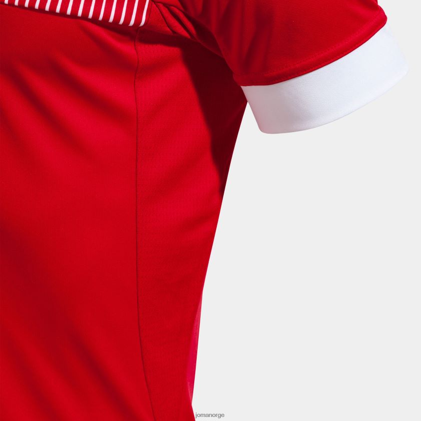 nei Joma skjorte kortermet øko supernova rød Hvit FBD0T01188 menn