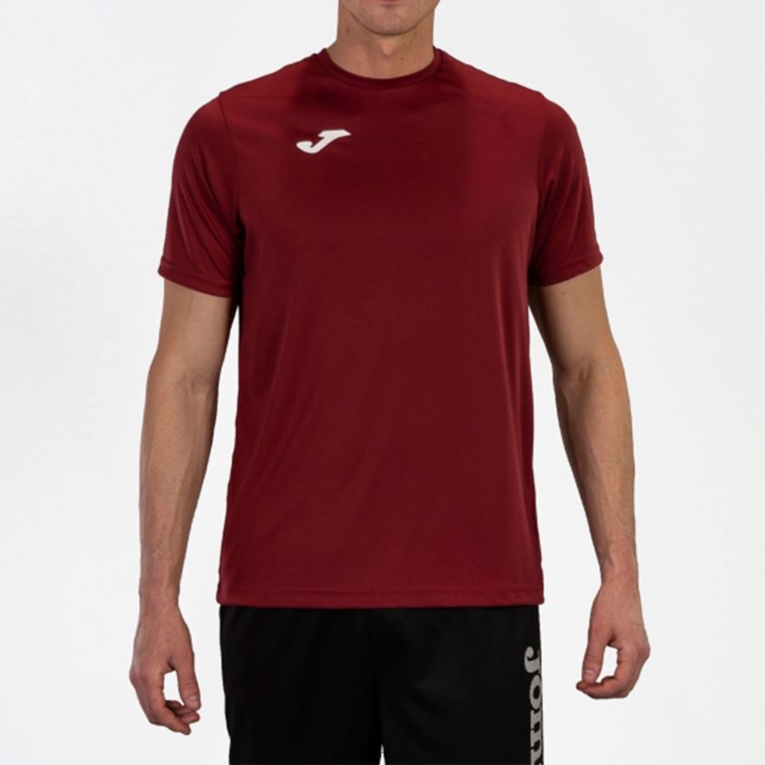 nei Joma skjorte kortermet kombi burgunder FBD0T0688 menn