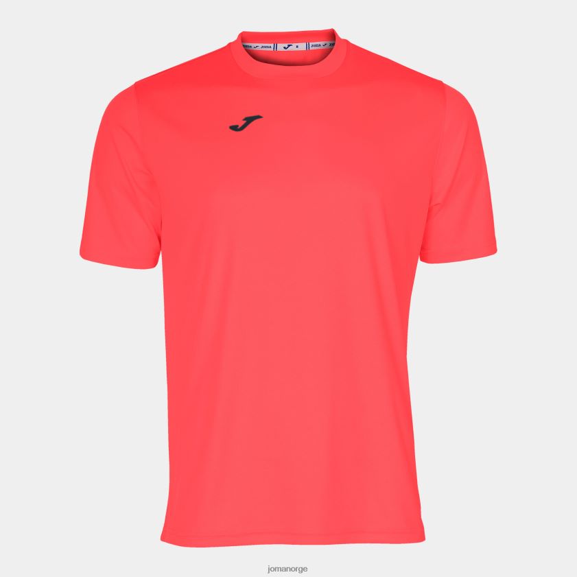 nei Joma skjorte kortermet kombi fluorescerende koraller FBD0T04120 menn