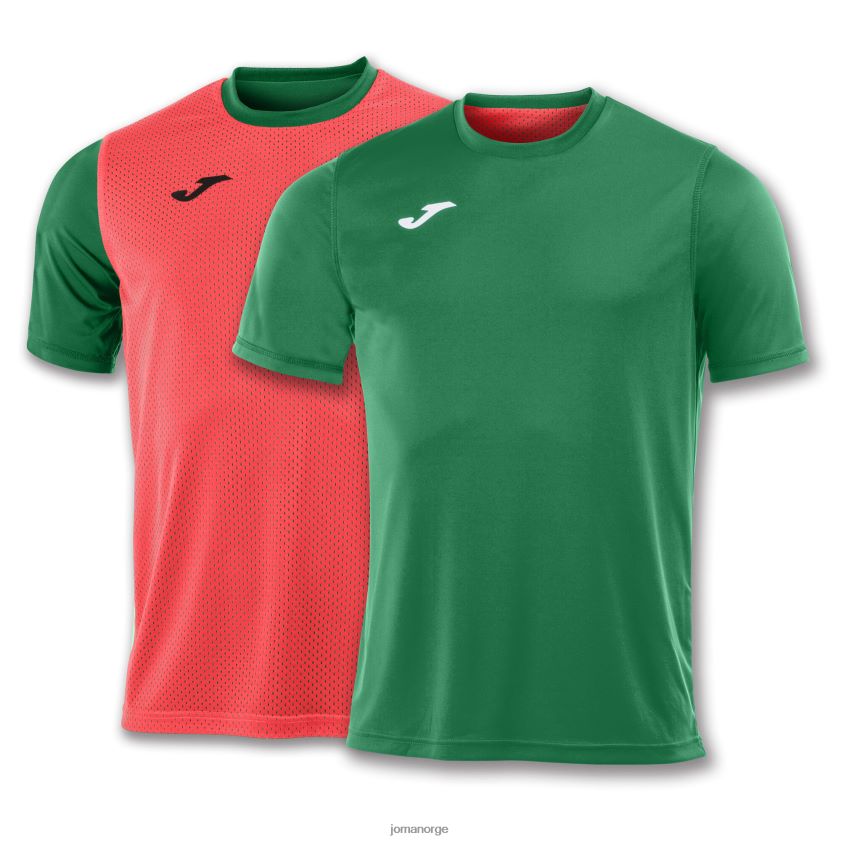 nei Joma skjorte kortermet kombi grønn oransje FBD0T0769 menn