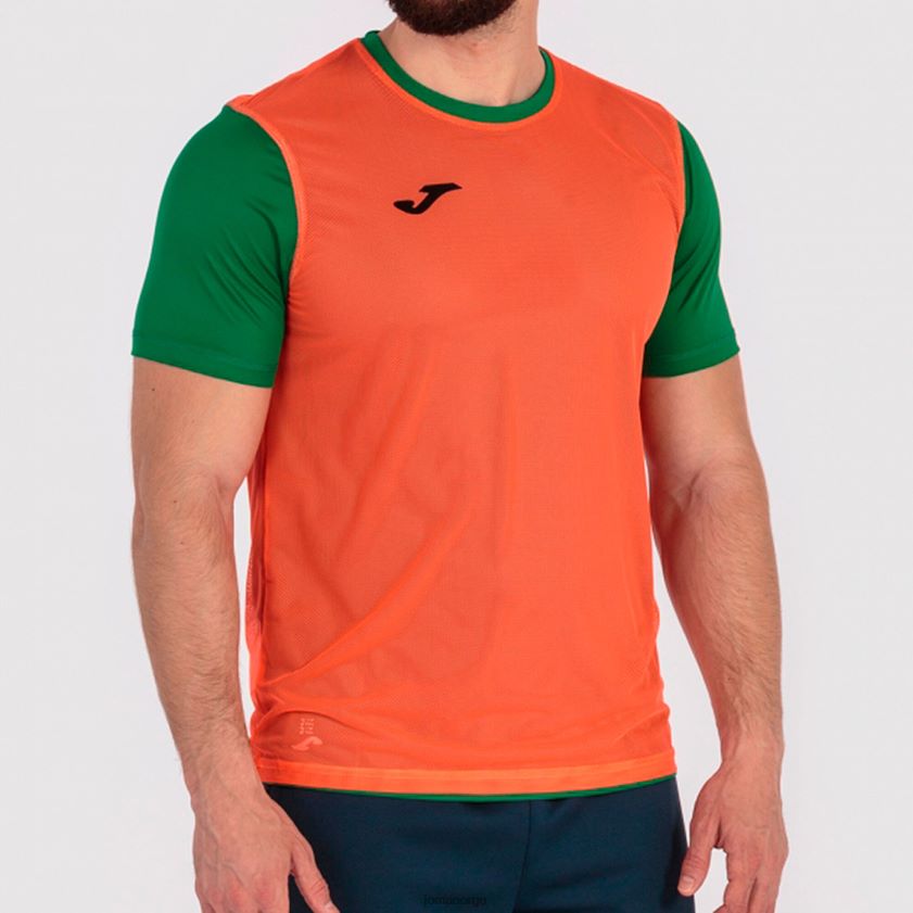 nei Joma skjorte kortermet kombi grønn oransje FBD0T0769 menn