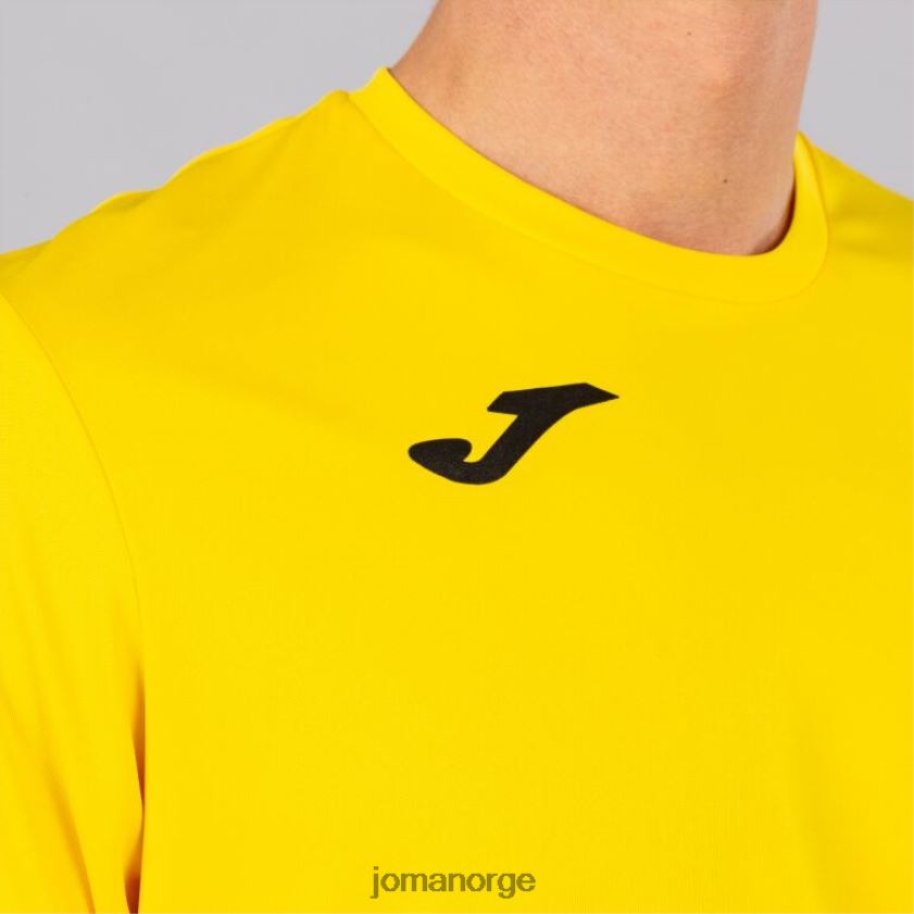nei Joma skjorte kortermet kombi gul FBD0T01384 menn