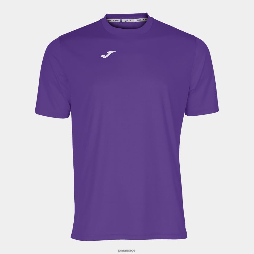 nei Joma skjorte kortermet kombi lilla FBD0T0110 menn