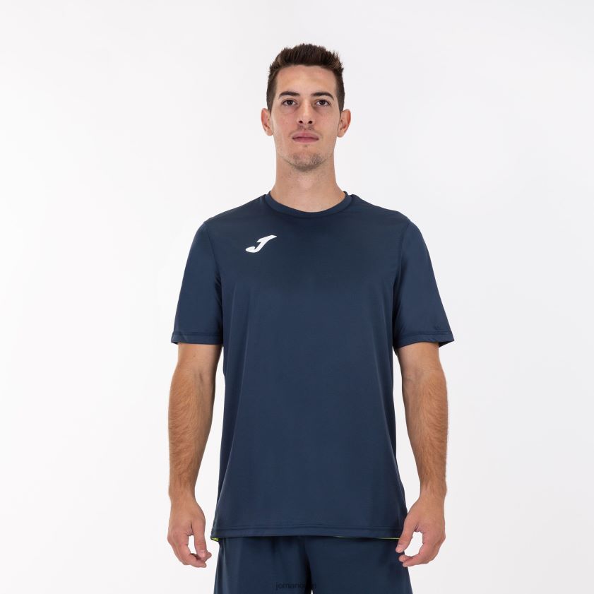 nei Joma skjorte kortermet kombi marineblå gul FBD0T0317 menn