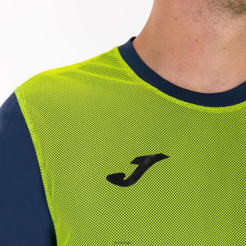 nei Joma skjorte kortermet kombi marineblå gul FBD0T0317 menn