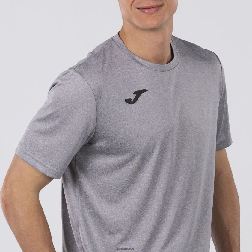 nei Joma skjorte kortermet kombi melert grå FBD0T01383 menn