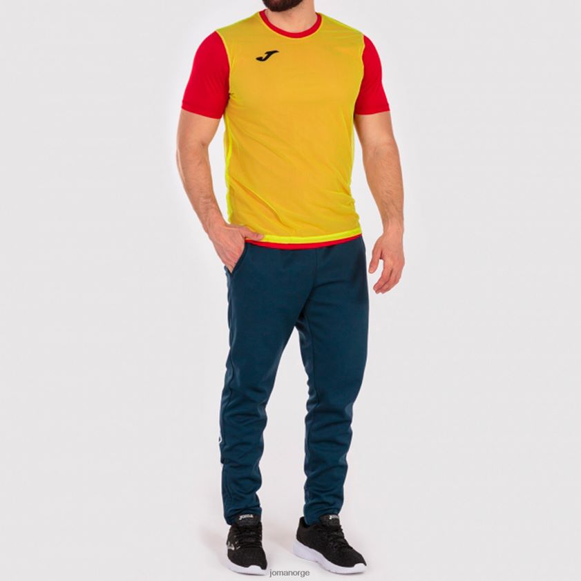 nei Joma skjorte kortermet kombi rød gul FBD0T04580 menn
