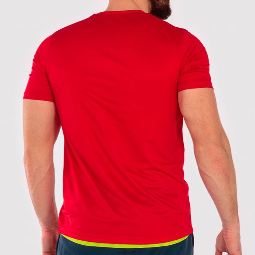 nei Joma skjorte kortermet kombi rød gul FBD0T04580 menn