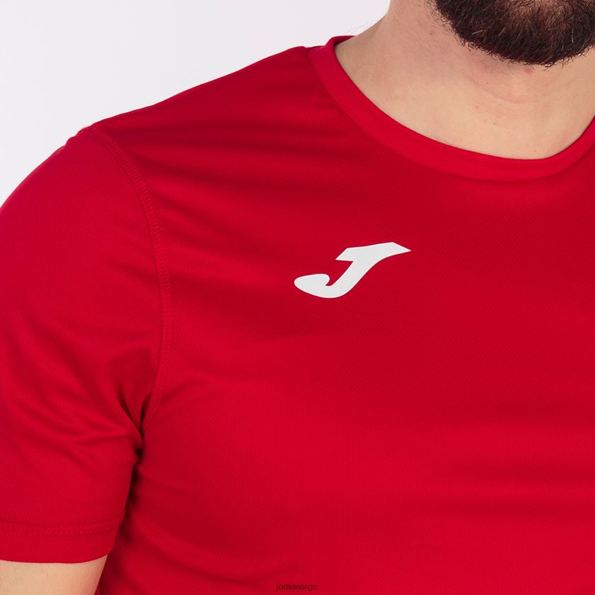 nei Joma skjorte kortermet kombi rød gul FBD0T04580 menn