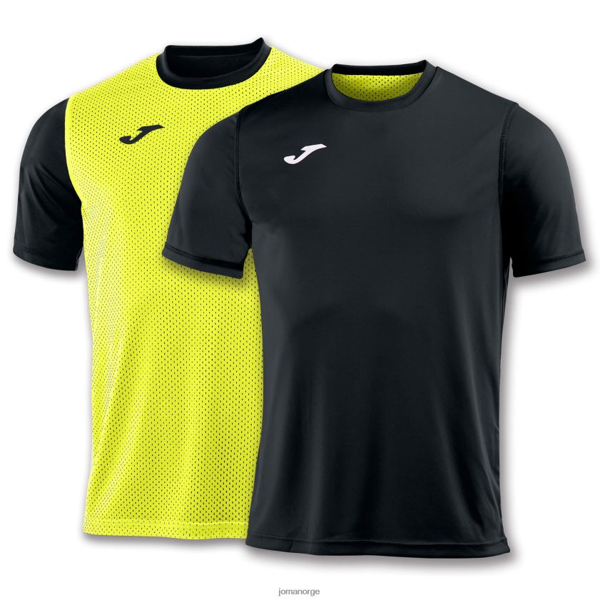 nei Joma skjorte kortermet kombi svart gul FBD0T0990 menn