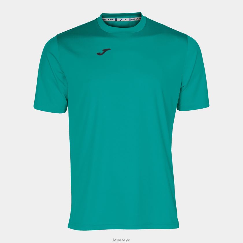 nei Joma skjorte kortermet kombi turkis FBD0T01379 menn