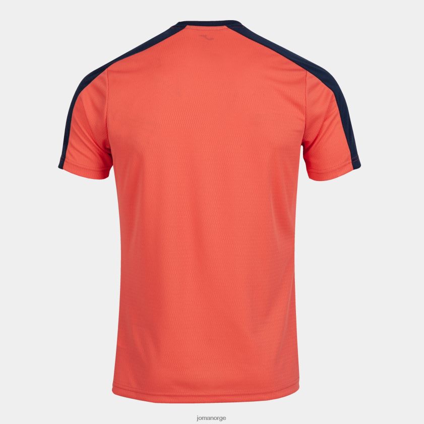 nei Joma skjorte kortermet økomesterskap fluorescerende oransje marineblå FBD0T03289 menn