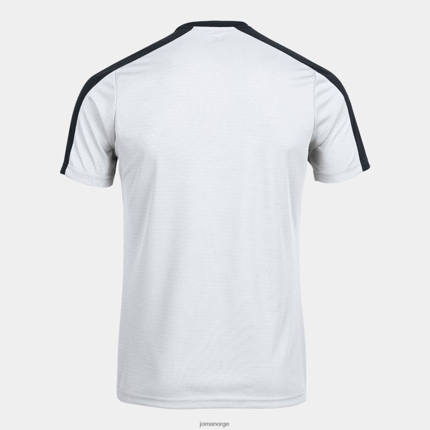 nei Joma skjorte kortermet økomesterskap hvit svart FBD0T0123 menn