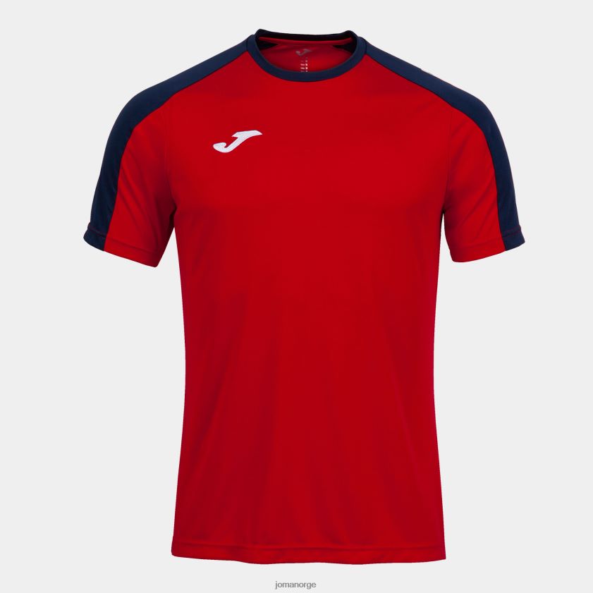 nei Joma skjorte kortermet økomesterskap rød marineblå FBD0T01508 menn