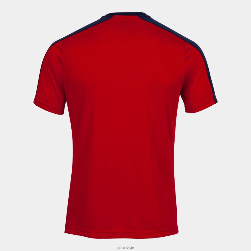 nei Joma skjorte kortermet økomesterskap rød marineblå FBD0T01508 menn