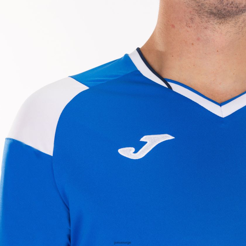 nei Joma skjorte kortermet mannskap iii kongeblå hvit marineblå FBD0T01467 menn
