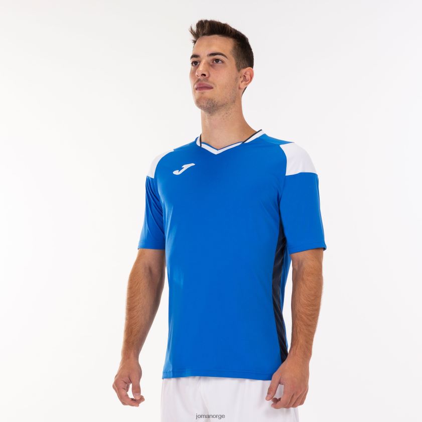 nei Joma skjorte kortermet mannskap iii kongeblå hvit marineblå FBD0T01467 menn