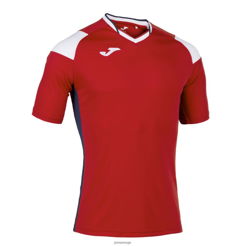 nei Joma skjorte kortermet mannskap iii rød hvit marineblå FBD0T0978 menn