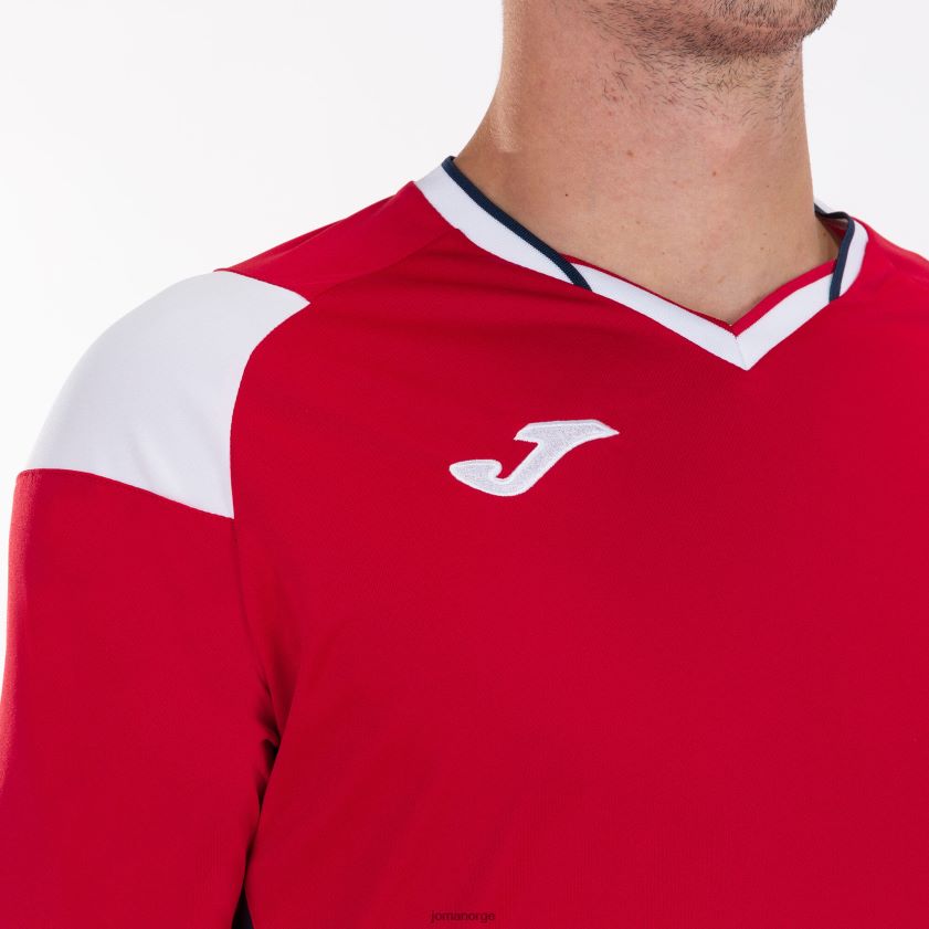 nei Joma skjorte kortermet mannskap iii rød hvit marineblå FBD0T0978 menn