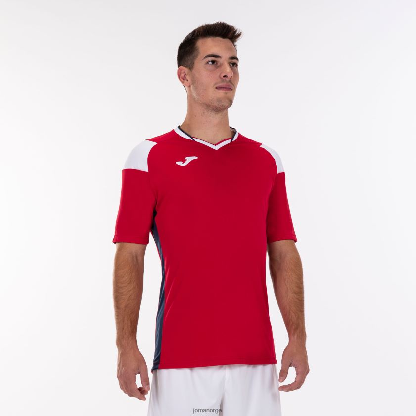 nei Joma skjorte kortermet mannskap iii rød hvit marineblå FBD0T0978 menn