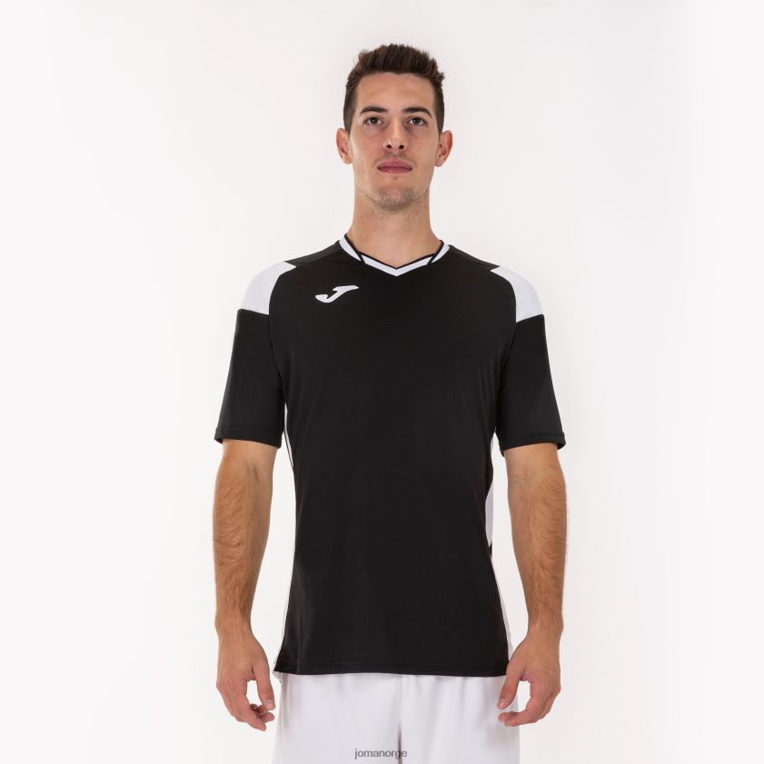 nei Joma skjorte kortermet mannskap iii svart hvit FBD0T03387 menn