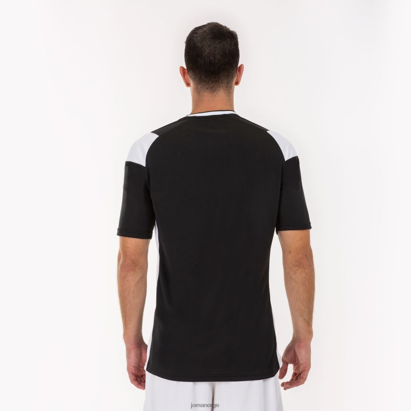 nei Joma skjorte kortermet mannskap iii svart hvit FBD0T03387 menn