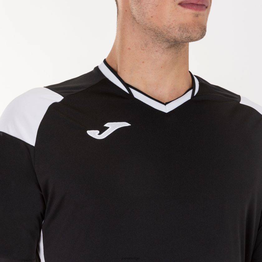 nei Joma skjorte kortermet mannskap iii svart hvit FBD0T03387 menn