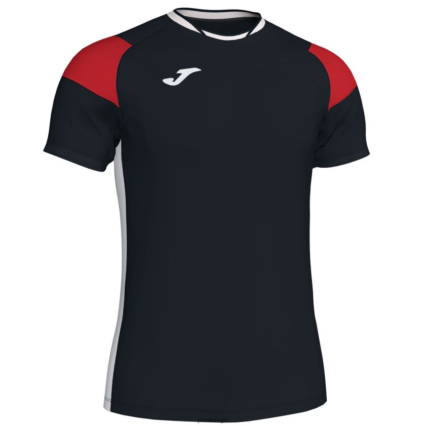 nei Joma skjorte kortermet mannskap iii svart rød hvit FBD0T0935 menn
