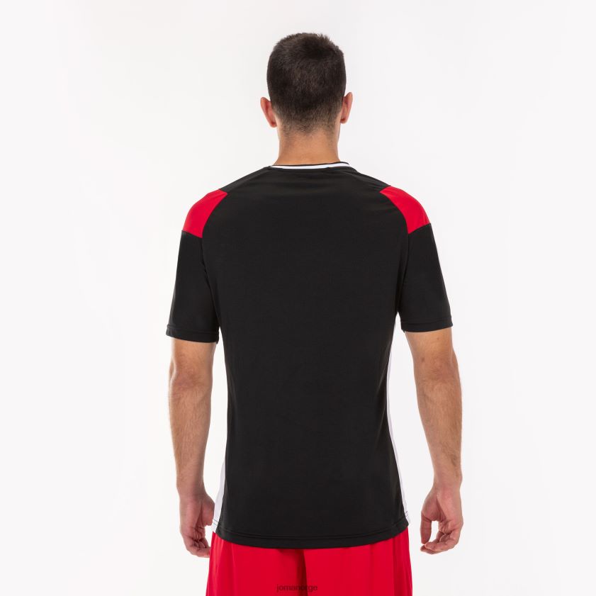 nei Joma skjorte kortermet mannskap iii svart rød hvit FBD0T0935 menn