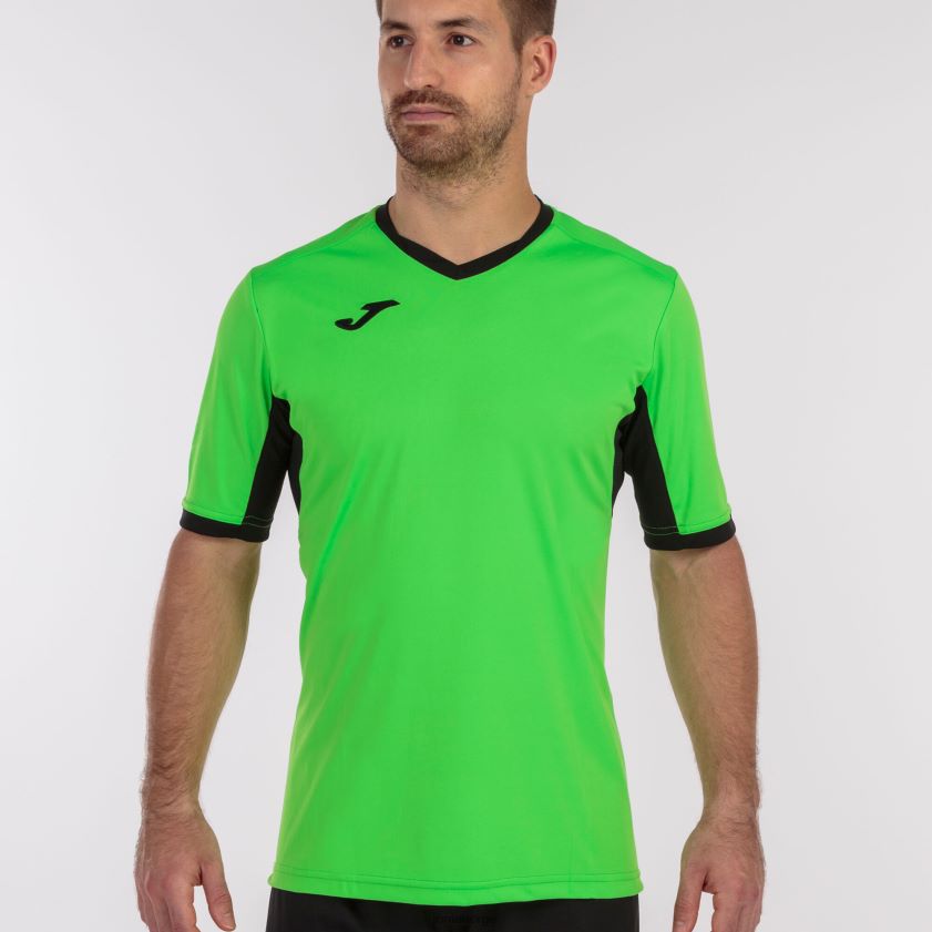 nei Joma skjorte kortermet mesterskap iv lime svart FBD0T0289 menn