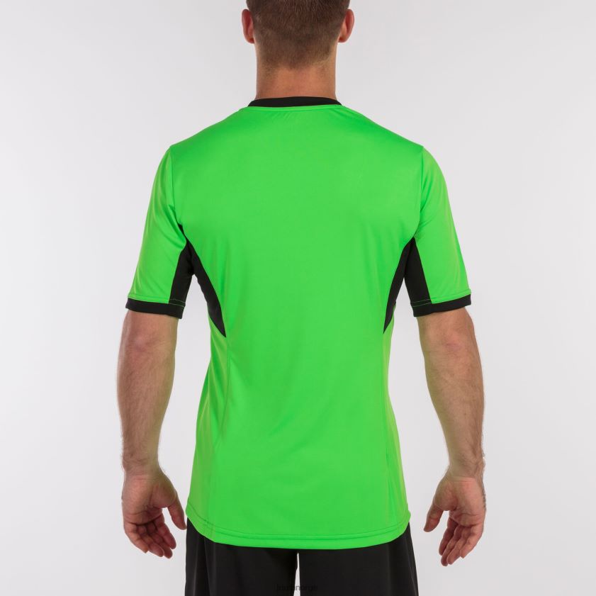 nei Joma skjorte kortermet mesterskap iv lime svart FBD0T0289 menn